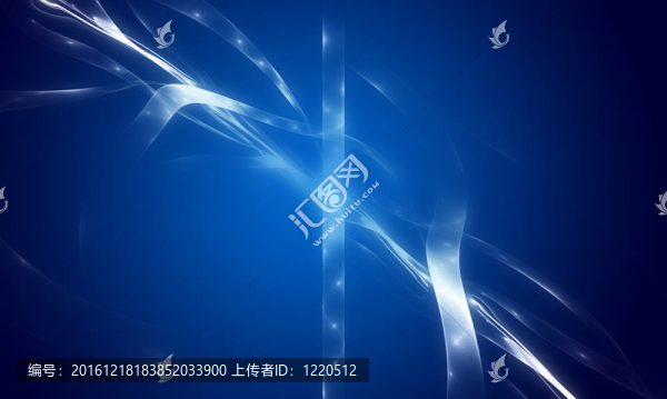 電藍(lán)色抽象設(shè)計技術(shù)背景。