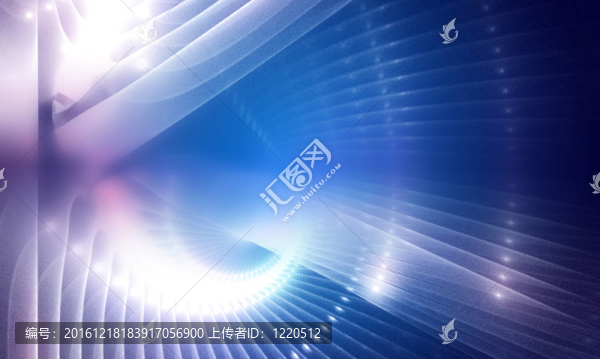 電藍色抽象設(shè)計技術(shù)背景。