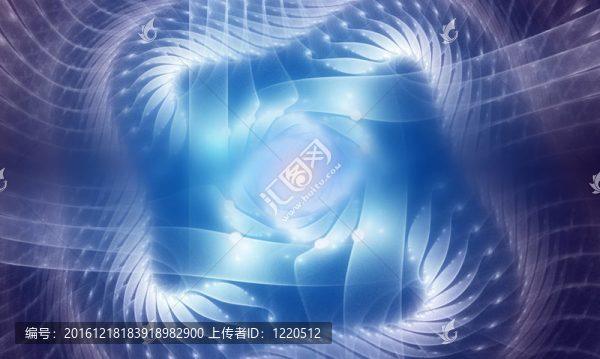 藍(lán)色的背景。