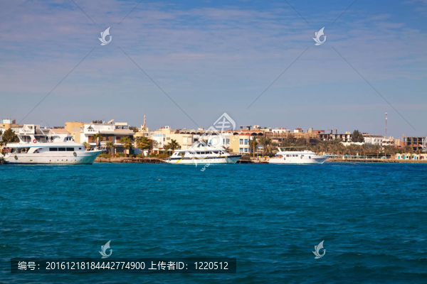 胡爾格達從紅海。埃及