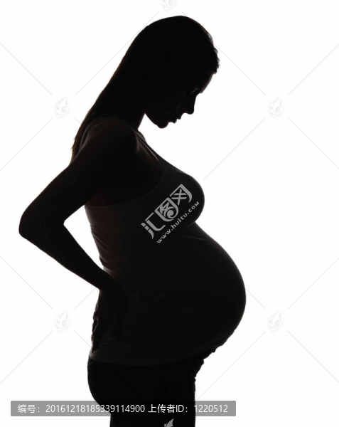孕婦剪影