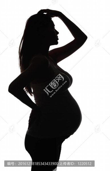 孕婦剪影