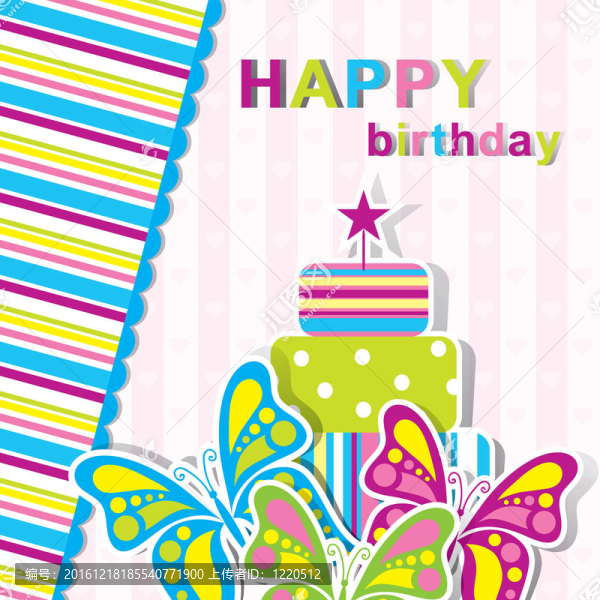 模板生日賀卡