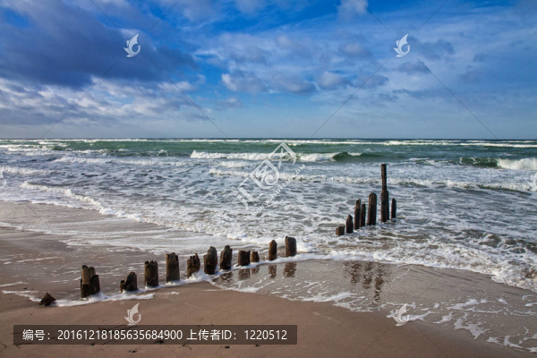 波羅的海岸。