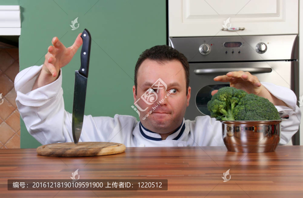 廚師和西蘭花