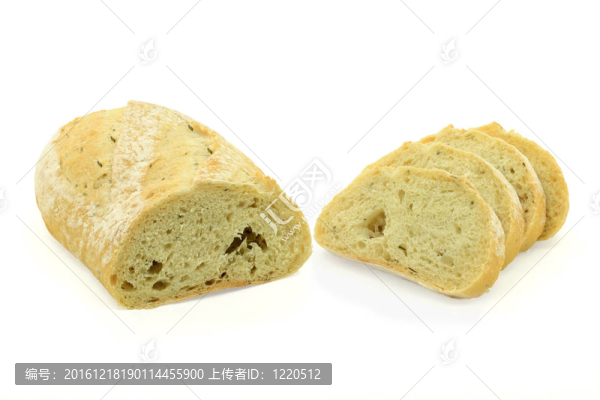 馬鈴薯迷迭香專用面包。