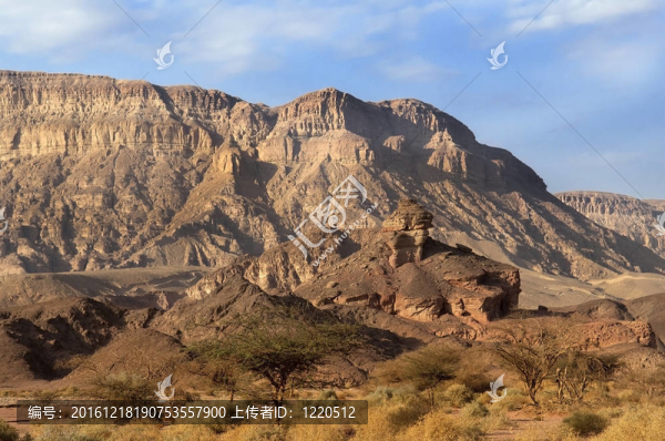 以色列山地荒漠