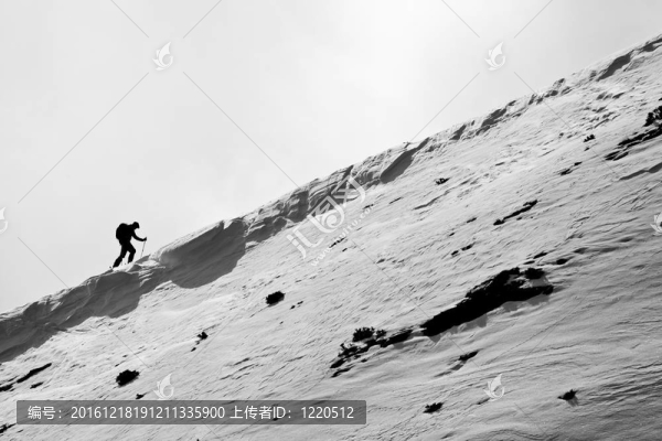 滑雪者小圖