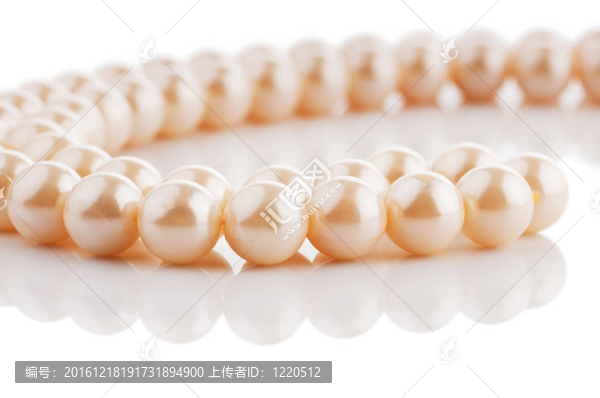 時(shí)尚與美麗概念珍珠項(xiàng)鏈