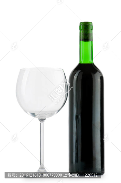 具有梯度背景的葡萄酒概念
