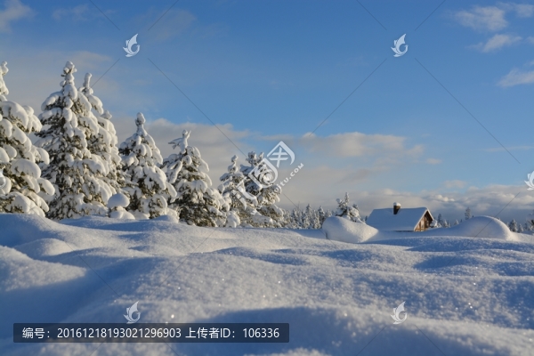 雪鄉(xiāng),雪地
