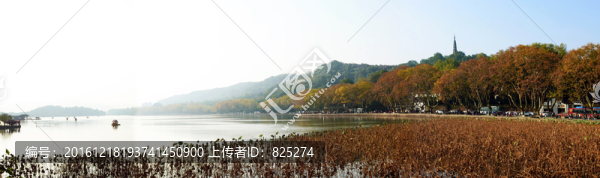 西湖全景,西湖巨幅