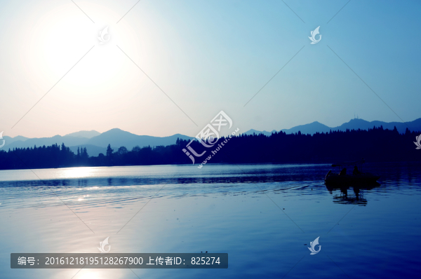 藍(lán)色西湖,西湖山水-匯圖網(wǎng) www.fosd68.com 藍(lán)色西湖,西湖山水