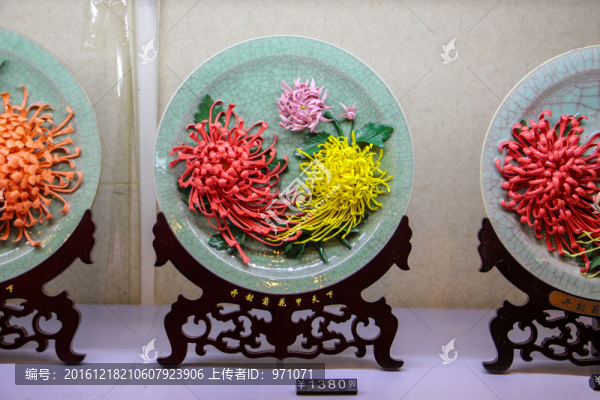 菊花雕塑