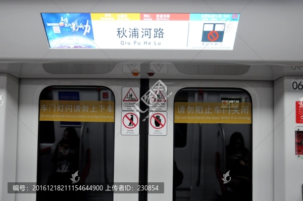 地鐵車廂門