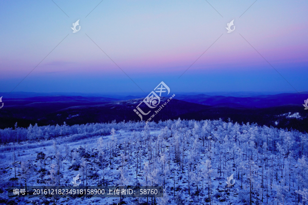 林海雪原銀裝素裹