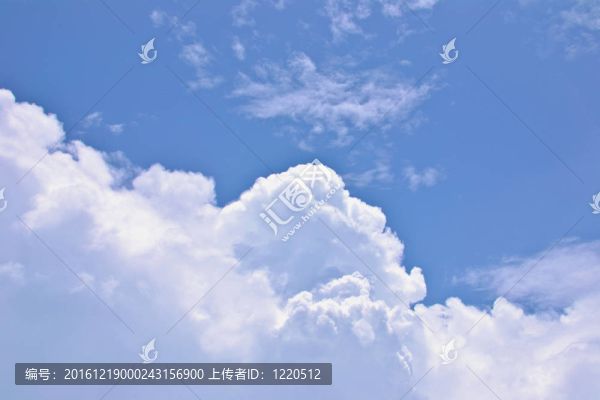 藍色的天空