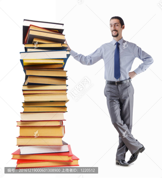 商人與白色書籍