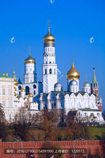 大教堂的Kremlin；莫斯科；俄羅斯