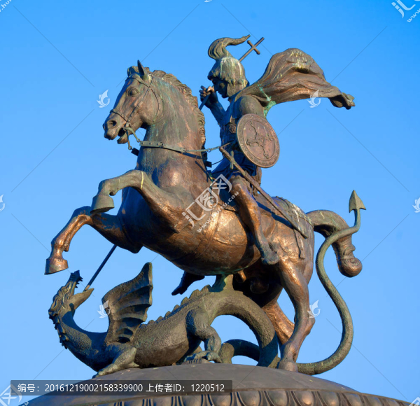 莫斯科圣喬治雕像；俄羅斯
