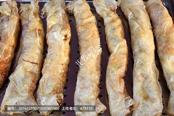 五香肉卷,豆腐皮