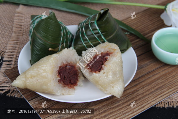 端午粽,豆沙粽