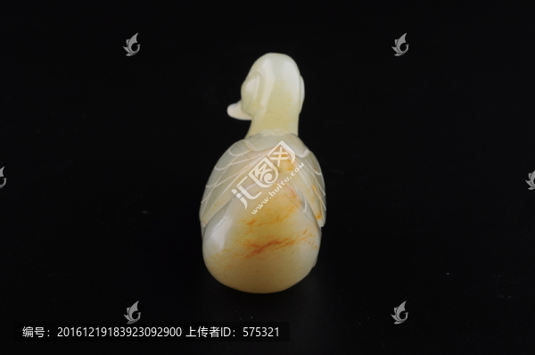 遼金玉器,青白玉鴛鴦