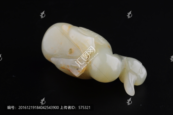 遼金玉器,青白玉鴛鴦