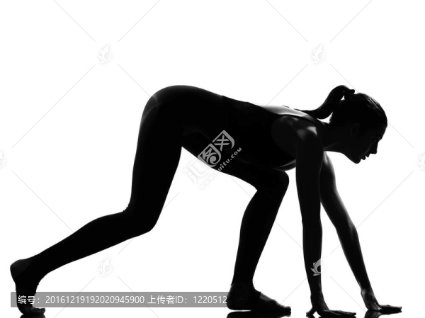 女子芭蕾舞者伸展熱身