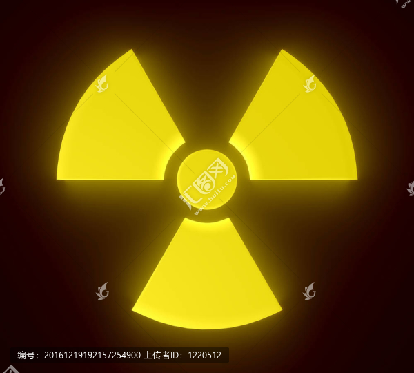 灼熱放射性標(biāo)志。