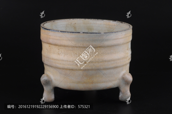 宋汝窯,三足洗