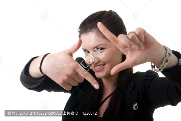 商人框架的臉