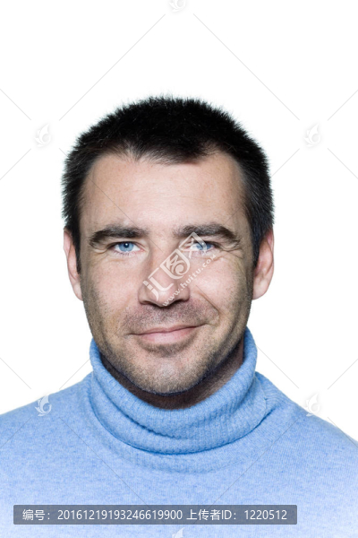 人的肖像微笑