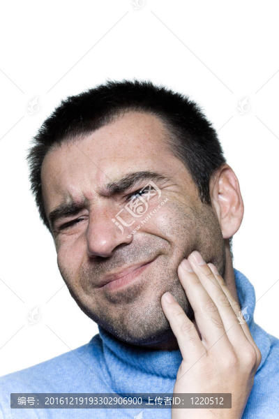 人的肖像的牙痛