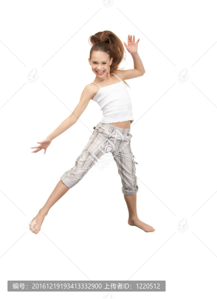 跳躍的少女
