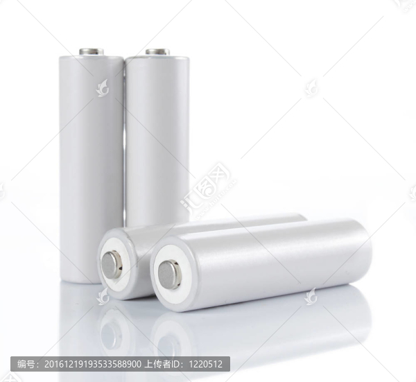 白色的AA電池