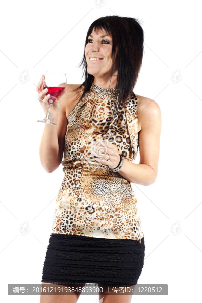 魅力女人喝酒