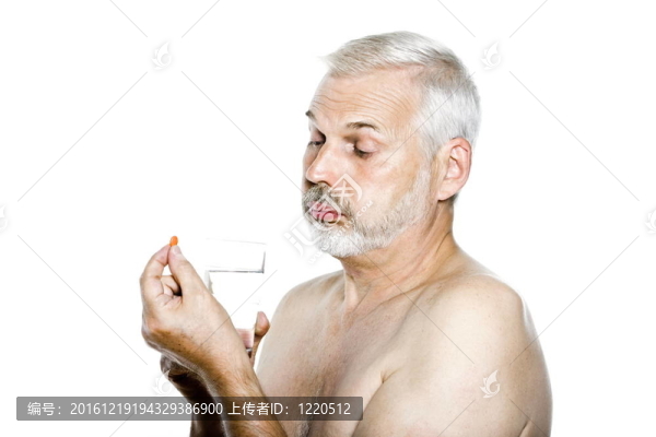 高級(jí)人的肖像以藥膠囊