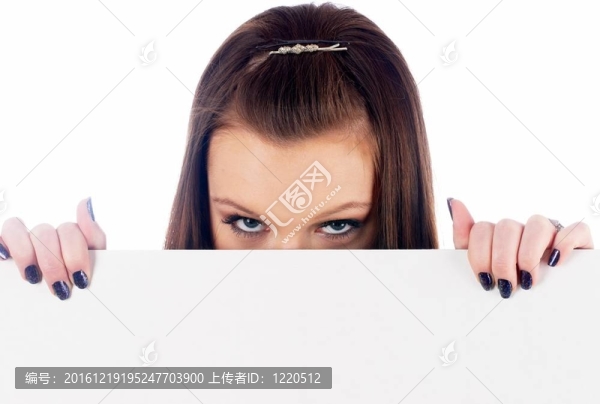 女人在白板