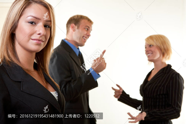 有吸引力的業(yè)務(wù)團隊討論