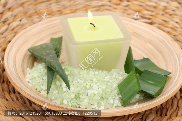 蘆薈沐浴鹽