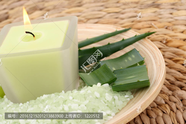 蘆薈沐浴鹽