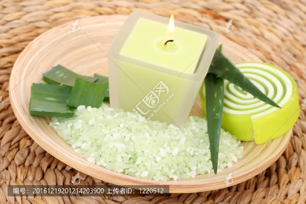 蘆薈沐浴鹽