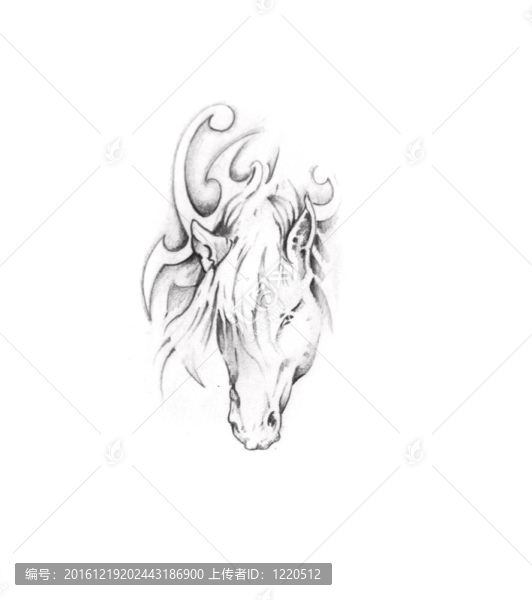 紋身藝術(shù)素描