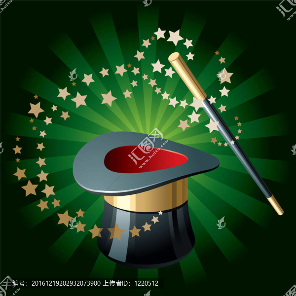 魔術(shù)帽和魔杖