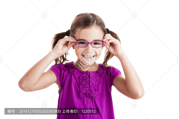 戴眼鏡的女孩
