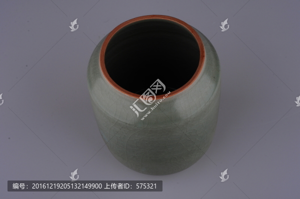 南宋瓷器,天青釉小罐