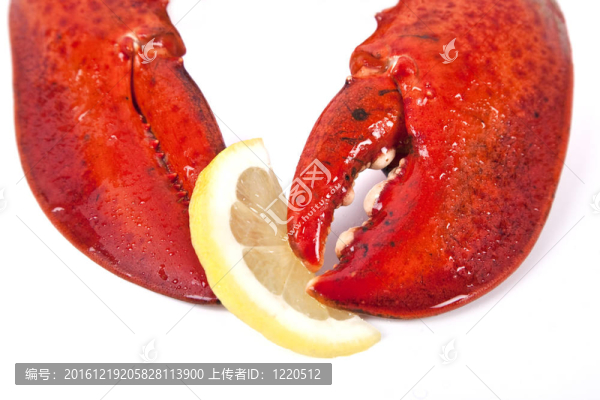煮熟的龍蝦