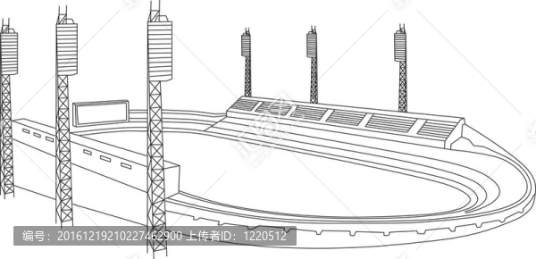 輪廓的建筑