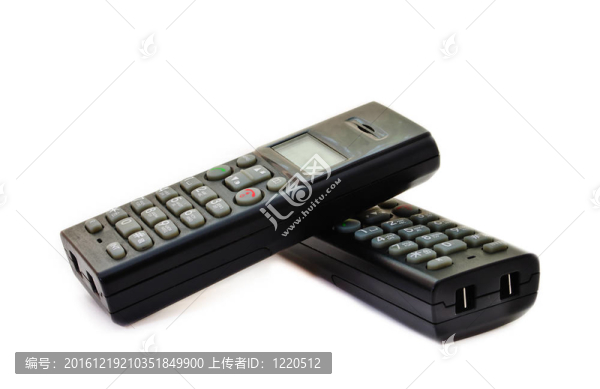 黑色的無(wú)線電話
